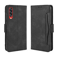 Custodia Portafoglio In Pelle Cover con Supporto BY3 per Samsung Galaxy A70S Nero