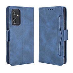 Custodia Portafoglio In Pelle Cover con Supporto BY3 per Samsung Galaxy A82 5G Blu