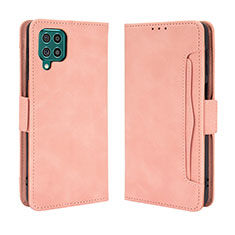 Custodia Portafoglio In Pelle Cover con Supporto BY3 per Samsung Galaxy M62 4G Rosa