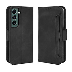 Custodia Portafoglio In Pelle Cover con Supporto BY3 per Samsung Galaxy S24 5G Nero