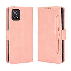 Custodia Portafoglio In Pelle Cover con Supporto BY3 per Vivo Y72 India Rosa