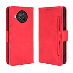 Custodia Portafoglio In Pelle Cover con Supporto BY3 per Xiaomi Mi 10T Lite 5G Rosso