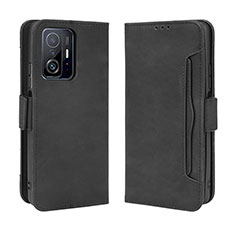 Custodia Portafoglio In Pelle Cover con Supporto BY3 per Xiaomi Mi 11T Pro 5G Nero