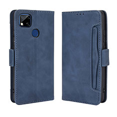 Custodia Portafoglio In Pelle Cover con Supporto BY3 per Xiaomi POCO C31 Blu