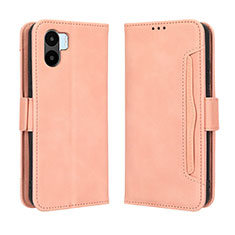 Custodia Portafoglio In Pelle Cover con Supporto BY3 per Xiaomi Poco C50 Rosa