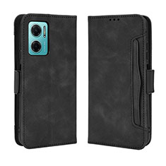 Custodia Portafoglio In Pelle Cover con Supporto BY3 per Xiaomi Redmi 10 Prime Plus 5G Nero