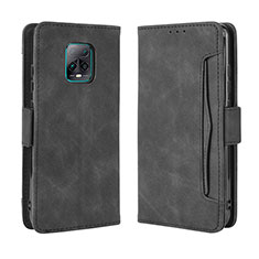 Custodia Portafoglio In Pelle Cover con Supporto BY3 per Xiaomi Redmi 10X Pro 5G Nero