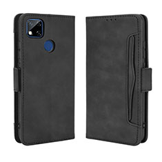 Custodia Portafoglio In Pelle Cover con Supporto BY3 per Xiaomi Redmi 9 Activ Nero