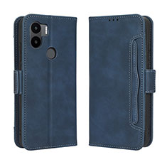 Custodia Portafoglio In Pelle Cover con Supporto BY3 per Xiaomi Redmi A1 Plus Blu