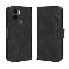 Custodia Portafoglio In Pelle Cover con Supporto BY3 per Xiaomi Redmi A1 Plus Nero