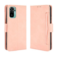 Custodia Portafoglio In Pelle Cover con Supporto BY3 per Xiaomi Redmi Note 11 SE India 4G Rosa