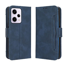 Custodia Portafoglio In Pelle Cover con Supporto BY3 per Xiaomi Redmi Note 12 Explorer Blu