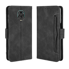 Custodia Portafoglio In Pelle Cover con Supporto BY3 per Xiaomi Redmi Note 9 Pro Max Nero