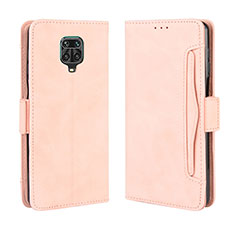 Custodia Portafoglio In Pelle Cover con Supporto BY3 per Xiaomi Redmi Note 9 Pro Max Rosa