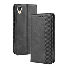 Custodia Portafoglio In Pelle Cover con Supporto BY4 per Asus ZenFone Live L2 ZA550KL Nero