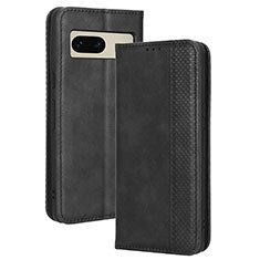 Custodia Portafoglio In Pelle Cover con Supporto BY4 per Google Pixel 7 5G Nero