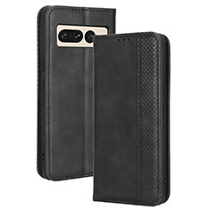 Custodia Portafoglio In Pelle Cover con Supporto BY4 per Google Pixel 7 Pro 5G Nero