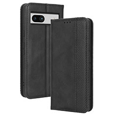 Custodia Portafoglio In Pelle Cover con Supporto BY4 per Google Pixel 7a 5G Nero