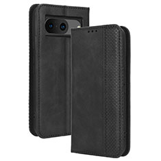 Custodia Portafoglio In Pelle Cover con Supporto BY4 per Google Pixel 8 5G Nero