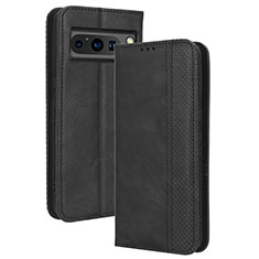 Custodia Portafoglio In Pelle Cover con Supporto BY4 per Google Pixel 8 Pro 5G Nero