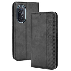 Custodia Portafoglio In Pelle Cover con Supporto BY4 per Huawei Honor 50 SE 5G Nero