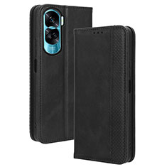 Custodia Portafoglio In Pelle Cover con Supporto BY4 per Huawei Honor 90 Lite 5G Nero