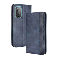 Custodia Portafoglio In Pelle Cover con Supporto BY4 per Samsung Galaxy A52 4G Blu