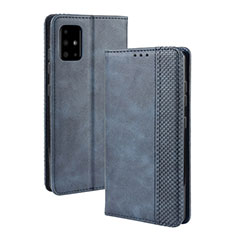 Custodia Portafoglio In Pelle Cover con Supporto BY4 per Samsung Galaxy S20 Plus Blu