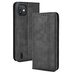 Custodia Portafoglio In Pelle Cover con Supporto BY4 per Wiko Y82 Nero