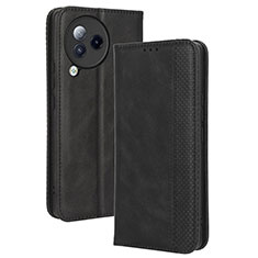 Custodia Portafoglio In Pelle Cover con Supporto BY4 per Xiaomi Civi 3 5G Nero