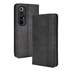 Custodia Portafoglio In Pelle Cover con Supporto BY4 per Xiaomi Mi 10S 5G Nero