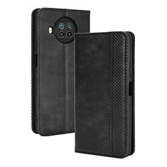 Custodia Portafoglio In Pelle Cover con Supporto BY4 per Xiaomi Mi 10T Lite 5G Nero