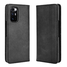 Custodia Portafoglio In Pelle Cover con Supporto BY4 per Xiaomi Mix Fold 5G Nero