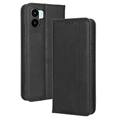 Custodia Portafoglio In Pelle Cover con Supporto BY4 per Xiaomi Poco C51 Nero