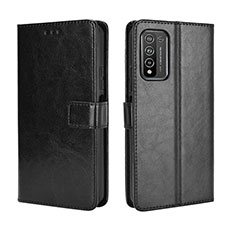 Custodia Portafoglio In Pelle Cover con Supporto BY5 per Huawei Honor 10X Lite Nero