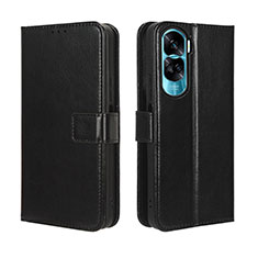 Custodia Portafoglio In Pelle Cover con Supporto BY5 per Huawei Honor 90 Lite 5G Nero