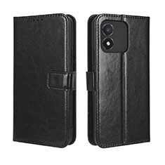 Custodia Portafoglio In Pelle Cover con Supporto BY5 per Huawei Honor X5 Nero