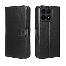 Custodia Portafoglio In Pelle Cover con Supporto BY5 per Huawei Honor X8a 4G Nero