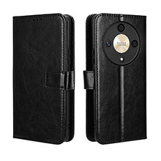 Custodia Portafoglio In Pelle Cover con Supporto BY5 per Huawei Honor X9b 5G Nero