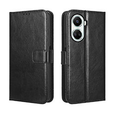 Custodia Portafoglio In Pelle Cover con Supporto BY5 per Huawei Nova 10 SE Nero