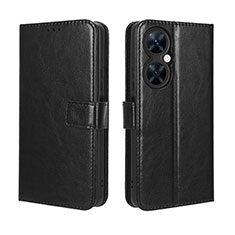 Custodia Portafoglio In Pelle Cover con Supporto BY5 per Huawei Nova 11i Nero