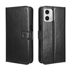 Custodia Portafoglio In Pelle Cover con Supporto BY5 per Motorola Moto G 5G (2023) Nero