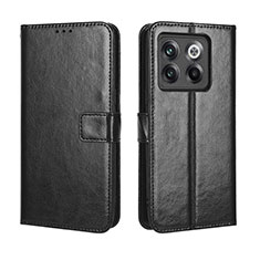 Custodia Portafoglio In Pelle Cover con Supporto BY5 per OnePlus 10T 5G Nero