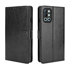 Custodia Portafoglio In Pelle Cover con Supporto BY5 per OnePlus 9R 5G Nero