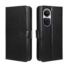 Custodia Portafoglio In Pelle Cover con Supporto BY5 per Oppo Reno10 Pro 5G Nero