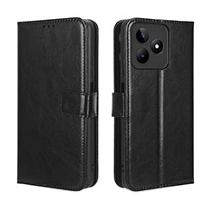 Custodia Portafoglio In Pelle Cover con Supporto BY5 per Realme Narzo N53 Nero