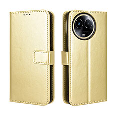 Custodia Portafoglio In Pelle Cover con Supporto BY5 per Realme V50s 5G Oro