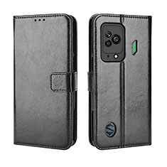 Custodia Portafoglio In Pelle Cover con Supporto BY5 per Xiaomi Black Shark 5 5G Nero