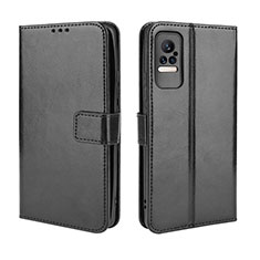 Custodia Portafoglio In Pelle Cover con Supporto BY5 per Xiaomi Civi 1S 5G Nero