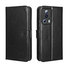 Custodia Portafoglio In Pelle Cover con Supporto BY5 per Xiaomi Civi 2 5G Nero